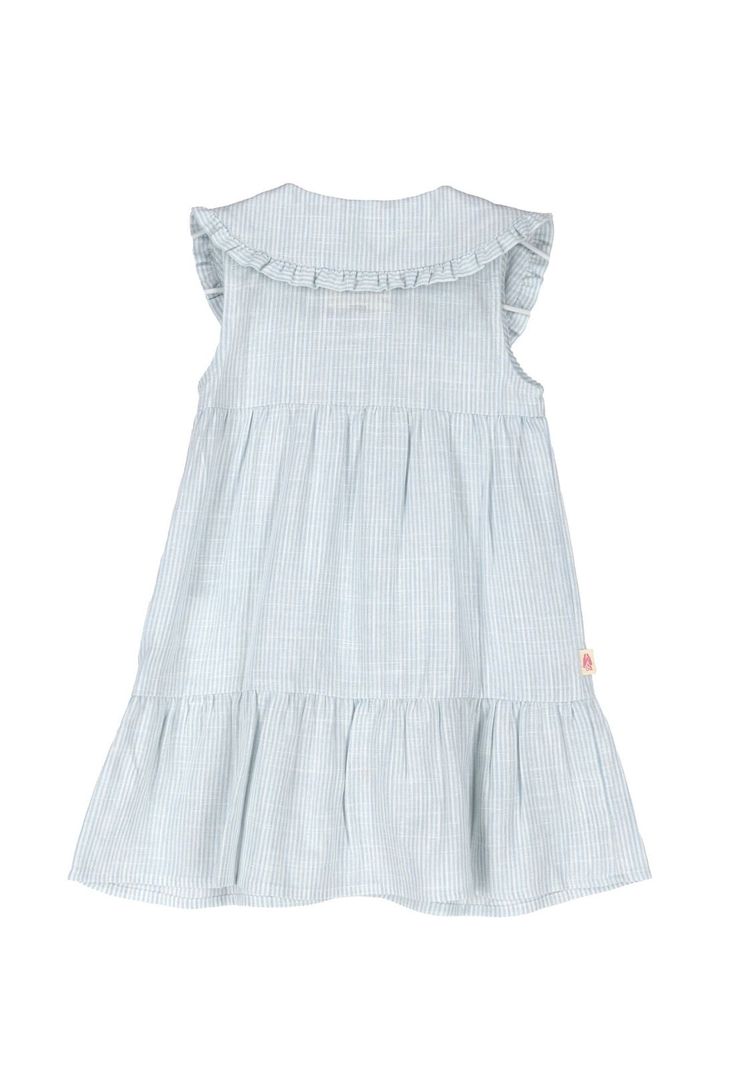 Vestido Niña Barbara Azul-5