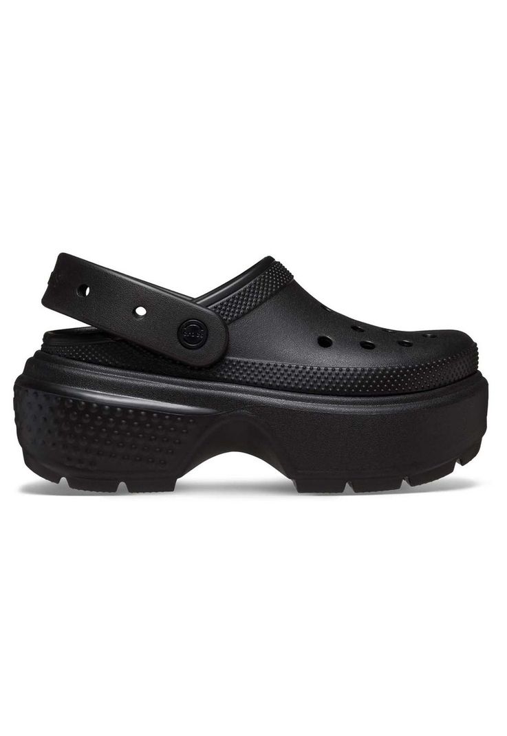 Zueco Mujer Stomp Clog Blk Verde-0