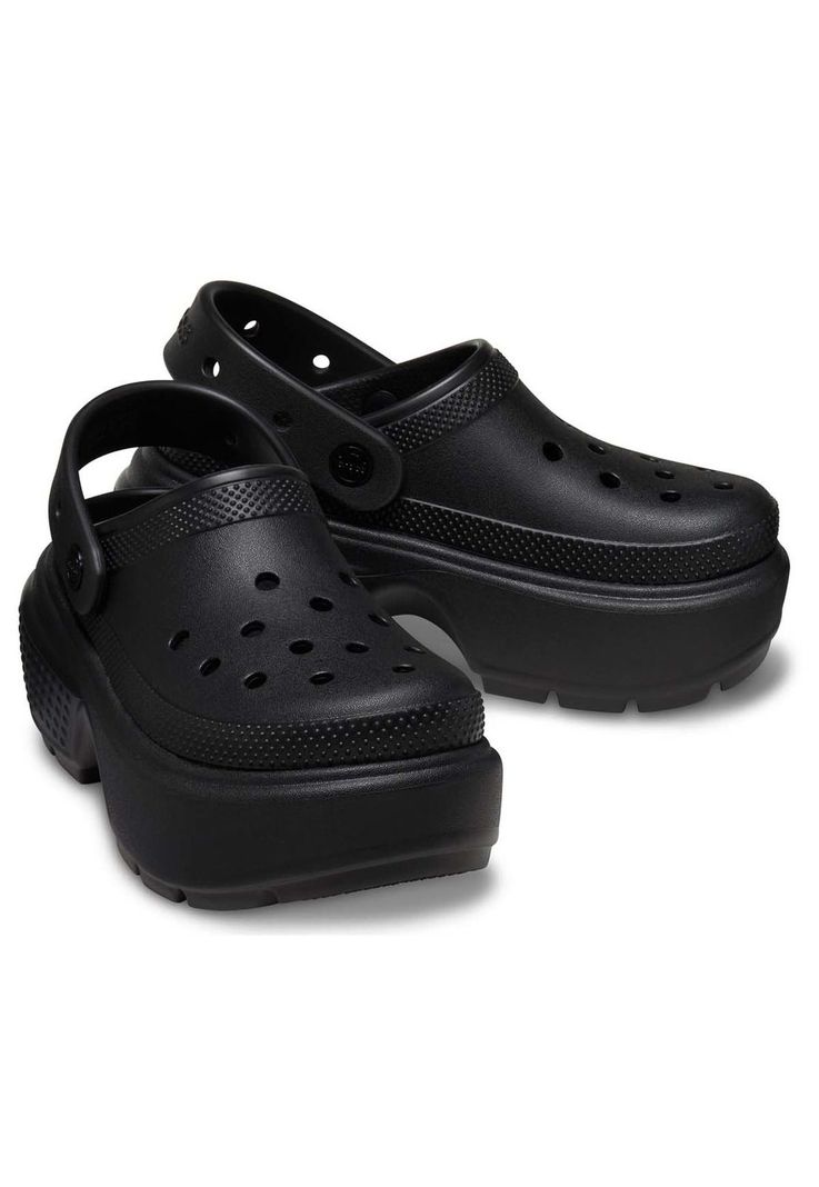 Zueco Mujer Stomp Clog Blk Verde-3