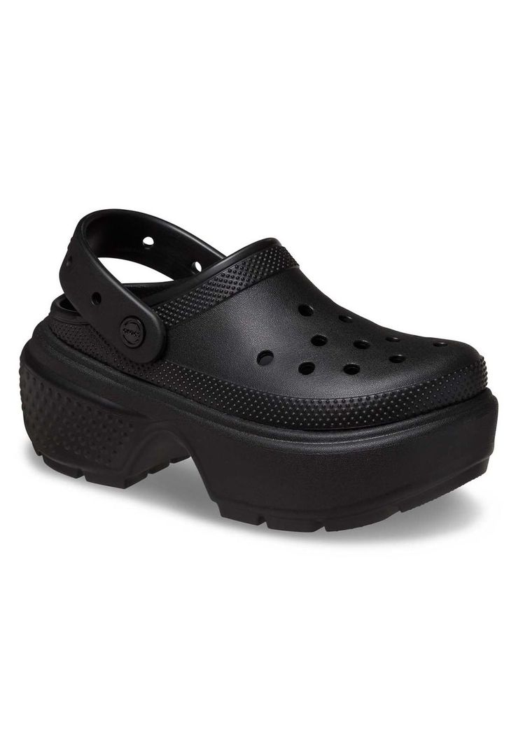 Zueco Mujer Stomp Clog Blk Verde-6
