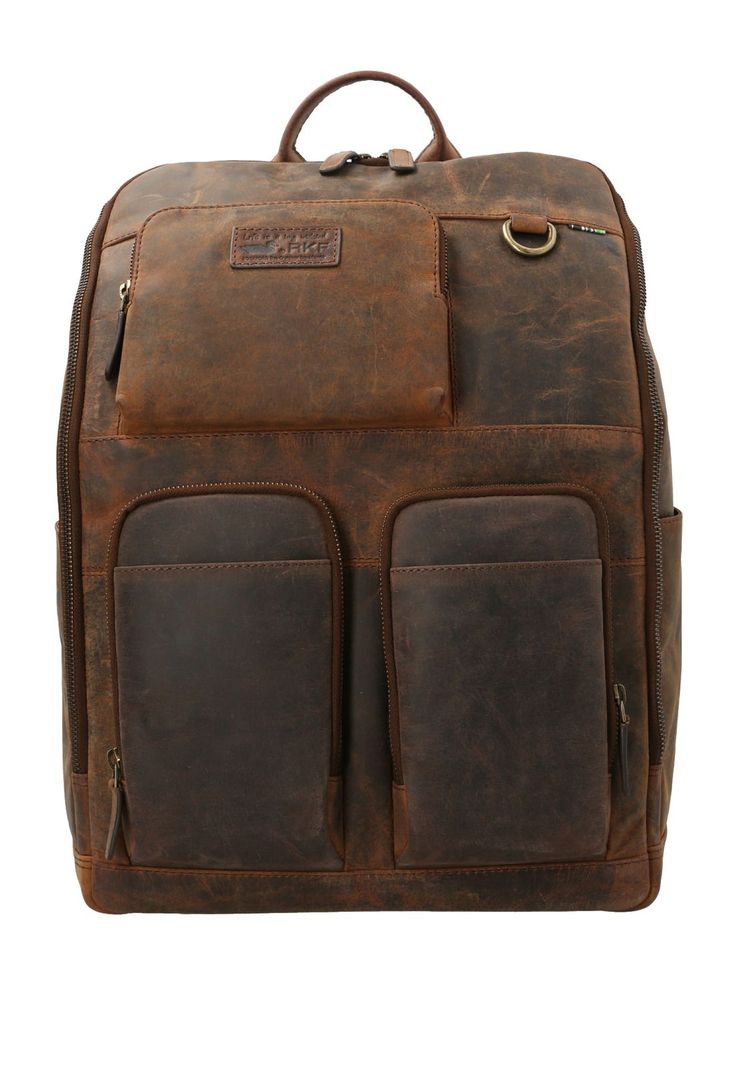 Mochila Cuero Hombre Oh Connor Back Chocolate-0