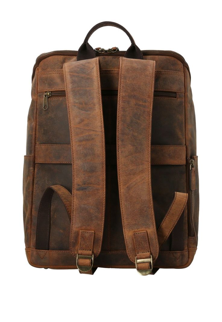 Mochila Cuero Hombre Oh Connor Back Chocolate-2