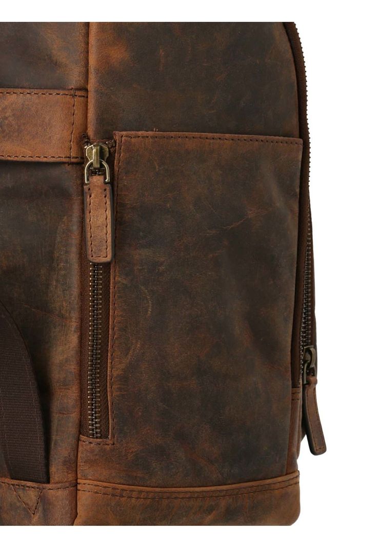 Mochila Cuero Hombre Oh Connor Back Chocolate-3