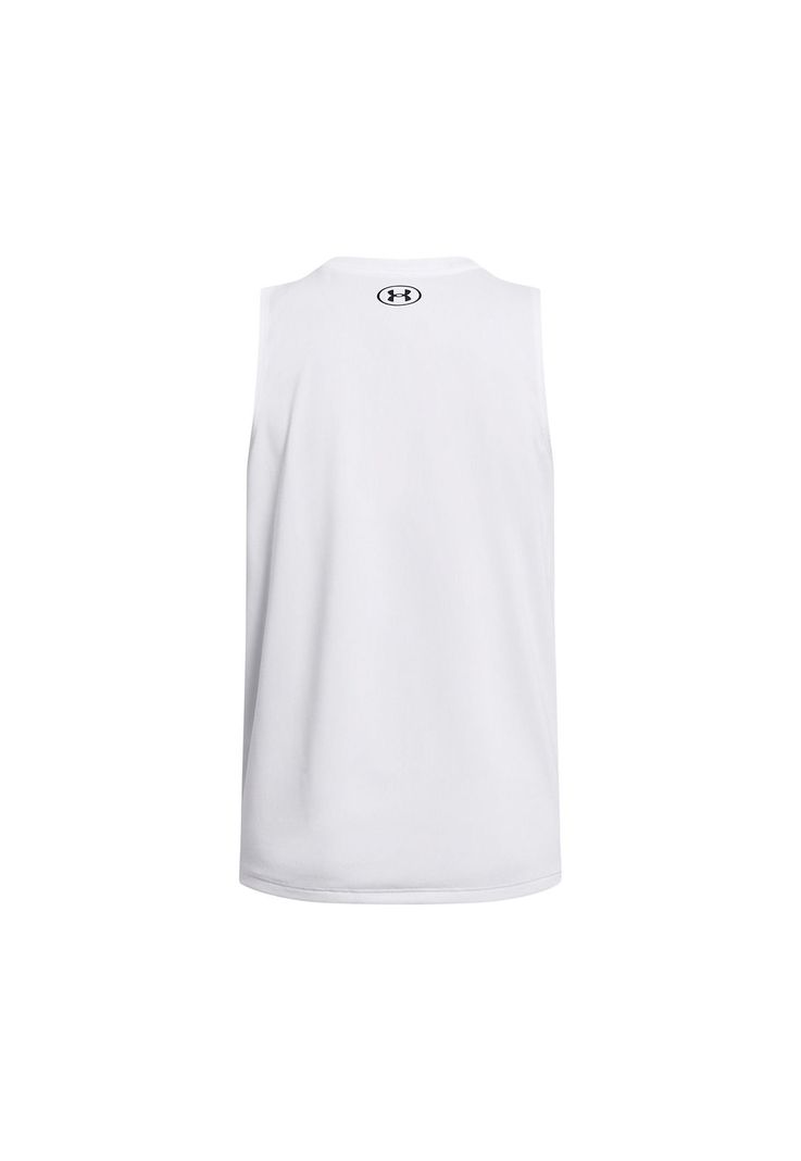 Polera Sin Mangas UA Tech Mujer Blanco-1