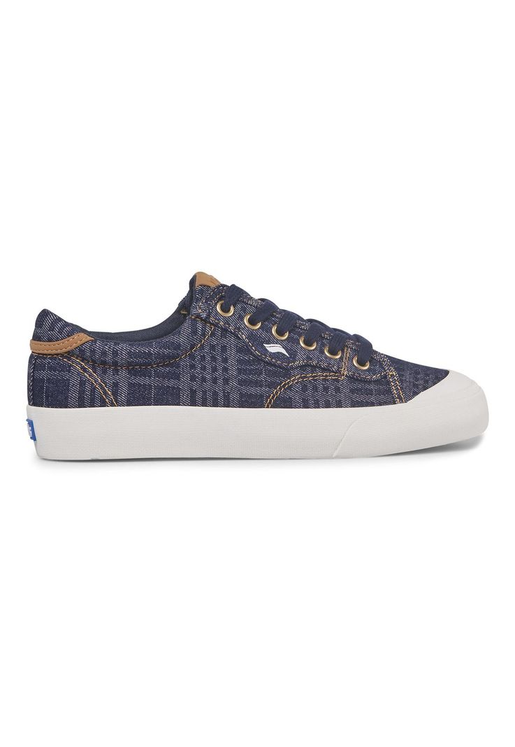 Zapatilla Mujer Crew Kick 75 Azul -0