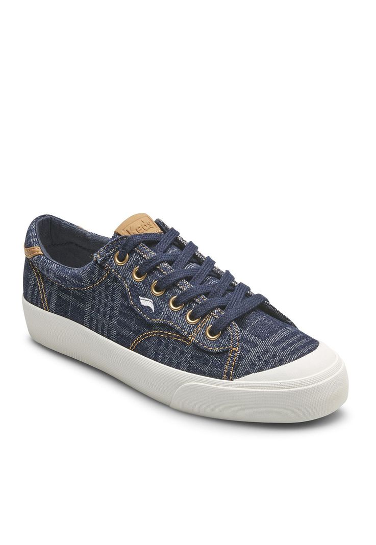 Zapatilla Mujer Crew Kick 75 Azul -1