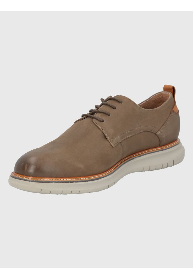 Zapato Cuero Taupe Hombre Rustic -3