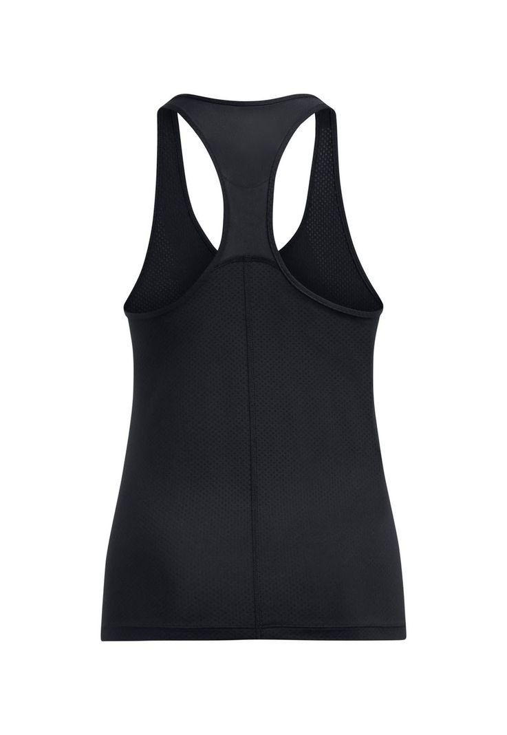 Polera sin mangas HeatGear AR mujer Negro-1