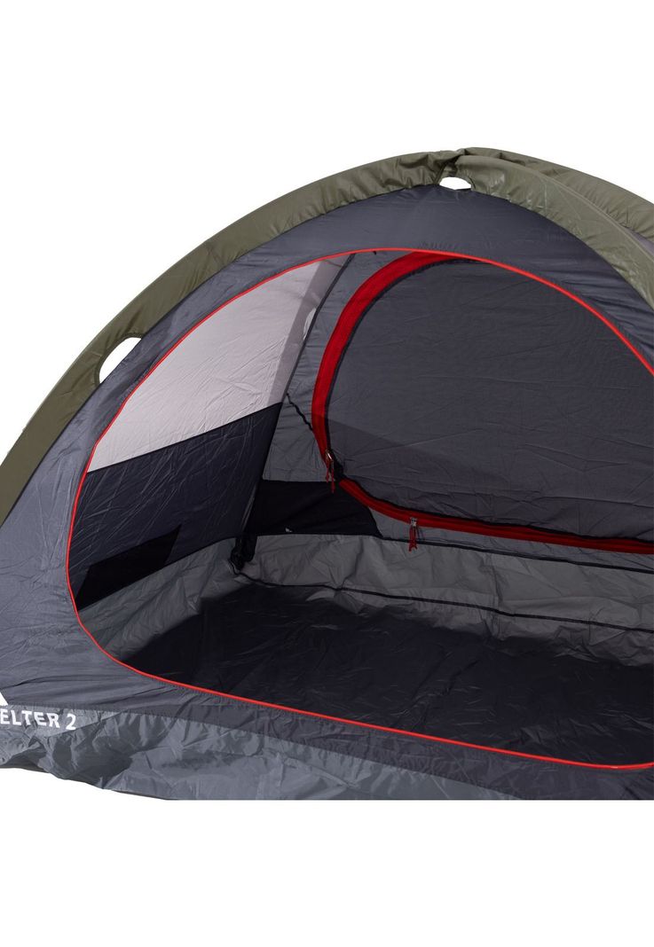 Carpa 2 personas Shelter Verde Oscuro-3