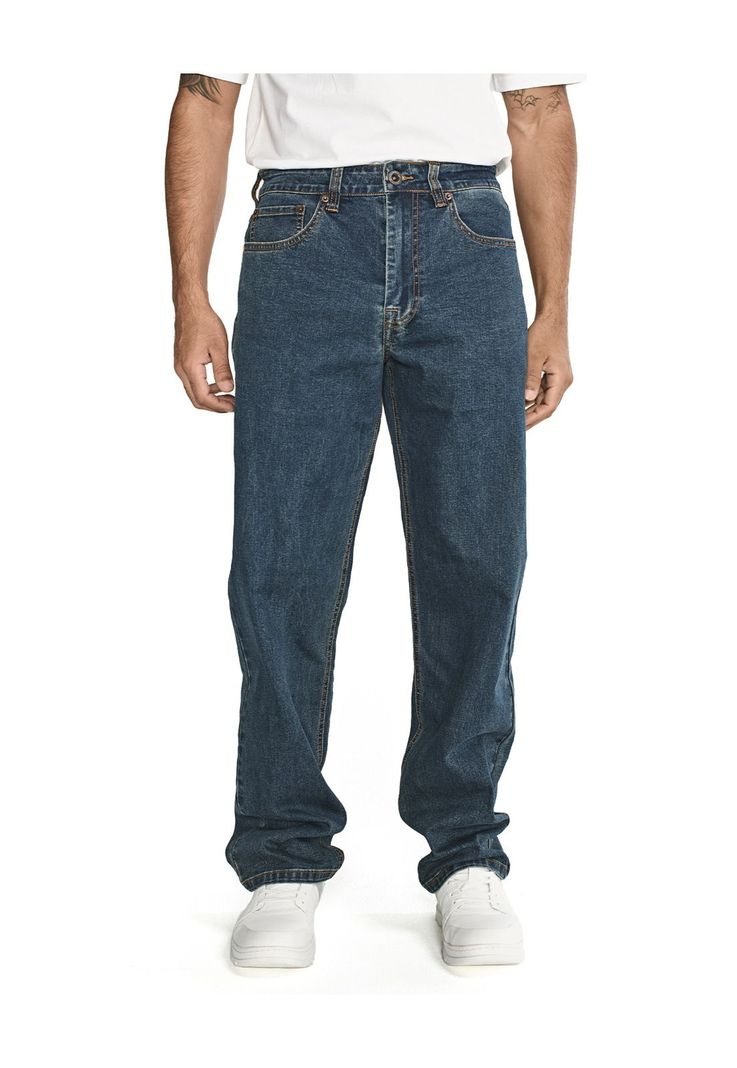 Jeans Triblend Casual Stretch Den Azul Hombre-4