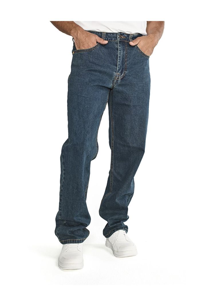 Jeans Triblend Casual Stretch Den Azul Hombre-5