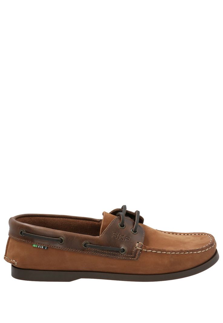 Zapato Cuero Hombre Boat Chocolate-0