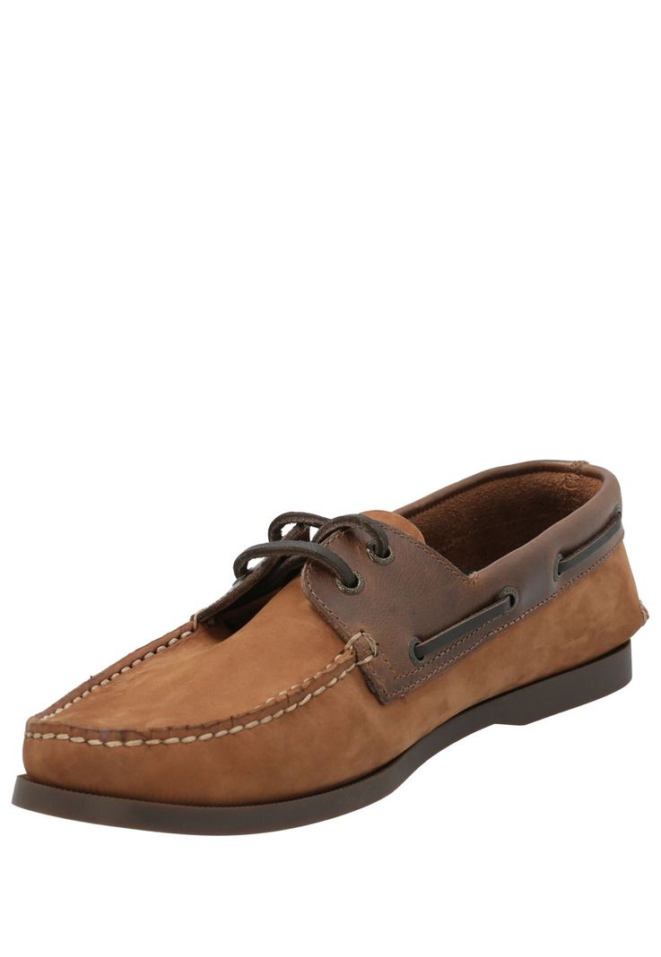 Zapato Cuero Hombre Boat Chocolate-4
