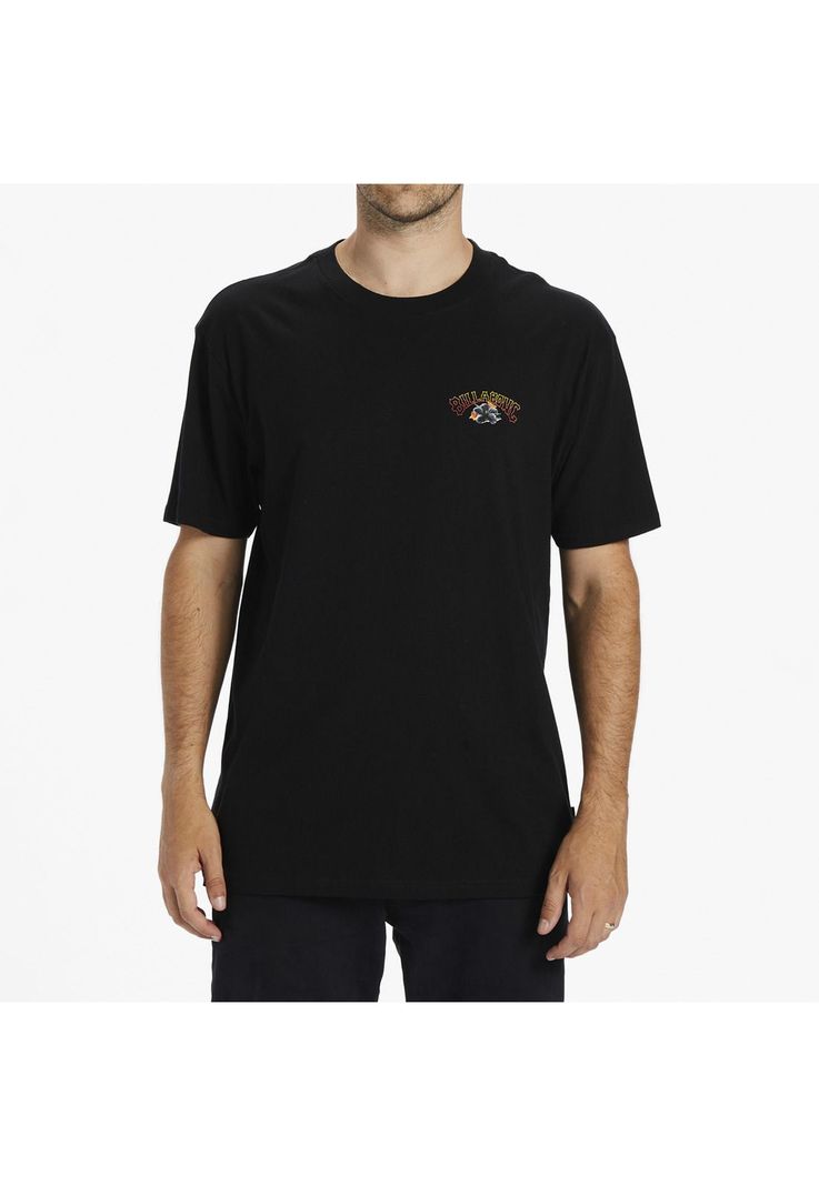 Polera M/C Hombre Kamea Lava Arch M Negro-0