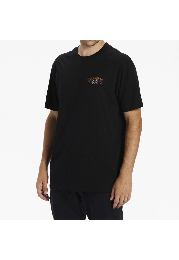 Polera M/C Hombre Kamea Lava Arch M Negro-1
