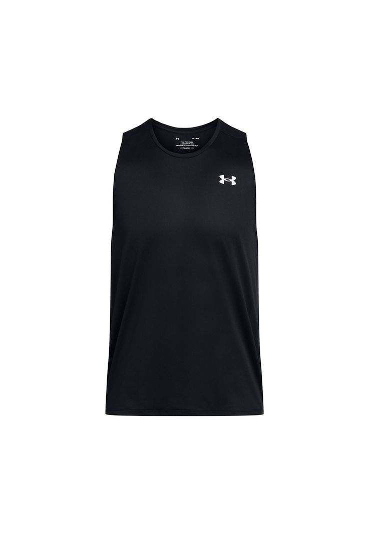 Polera sin mangas UA Tech hombre Negro-0
