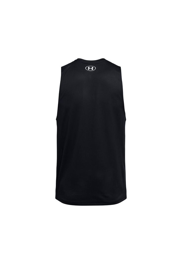 Polera sin mangas UA Tech hombre Negro-1
