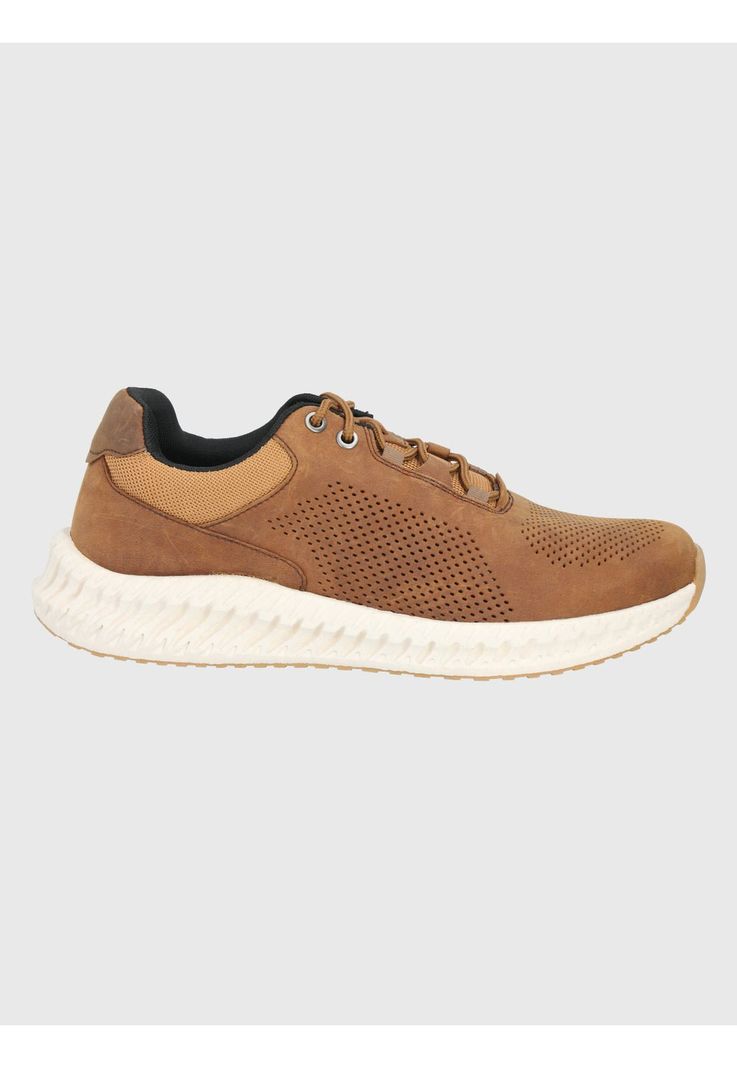 Zapatilla Café Hombre Spinal Lthr Lace -1