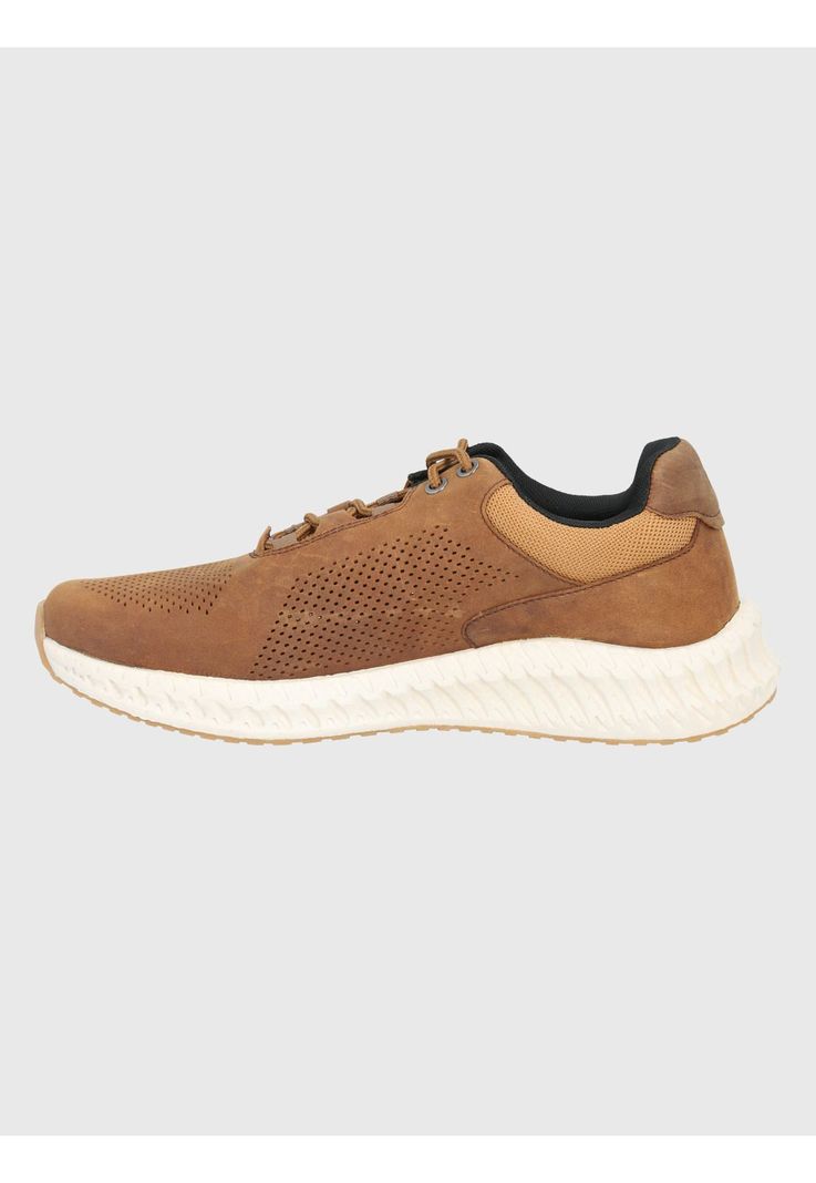 Zapatilla Café Hombre Spinal Lthr Lace -4