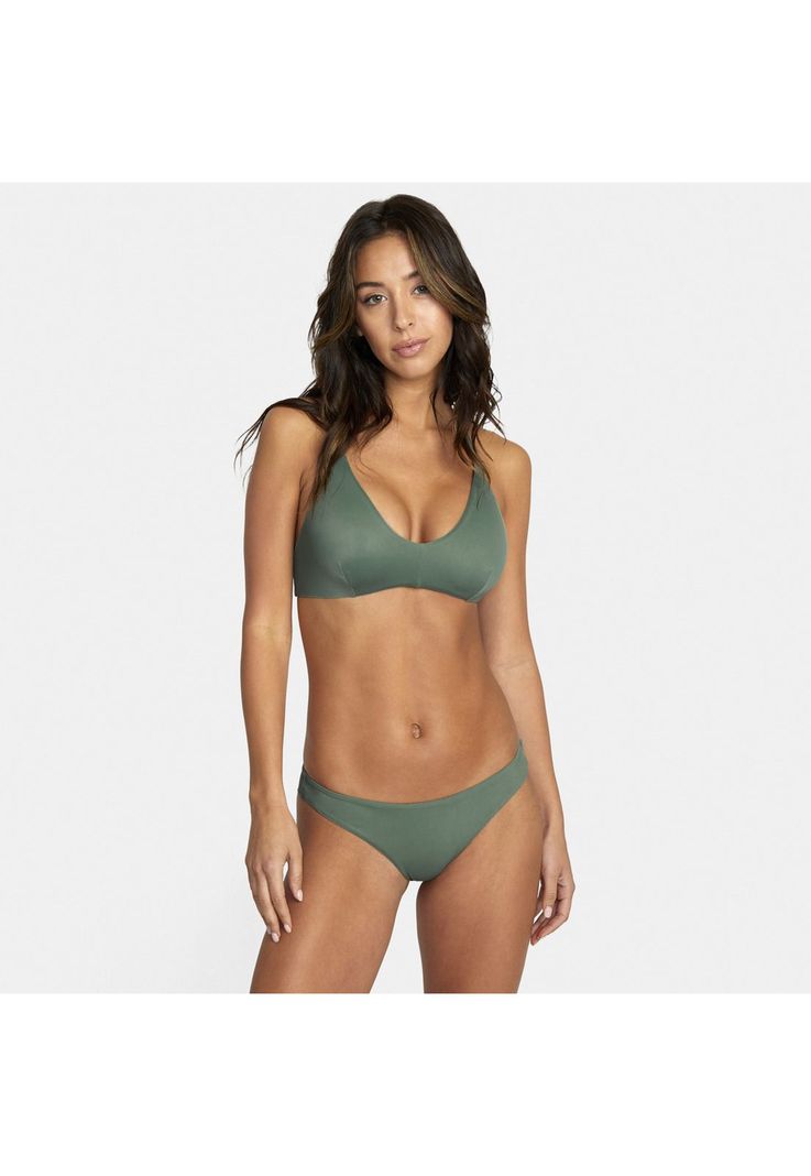 Bikini Calzón Mujer Solid Cheeky Verde-0
