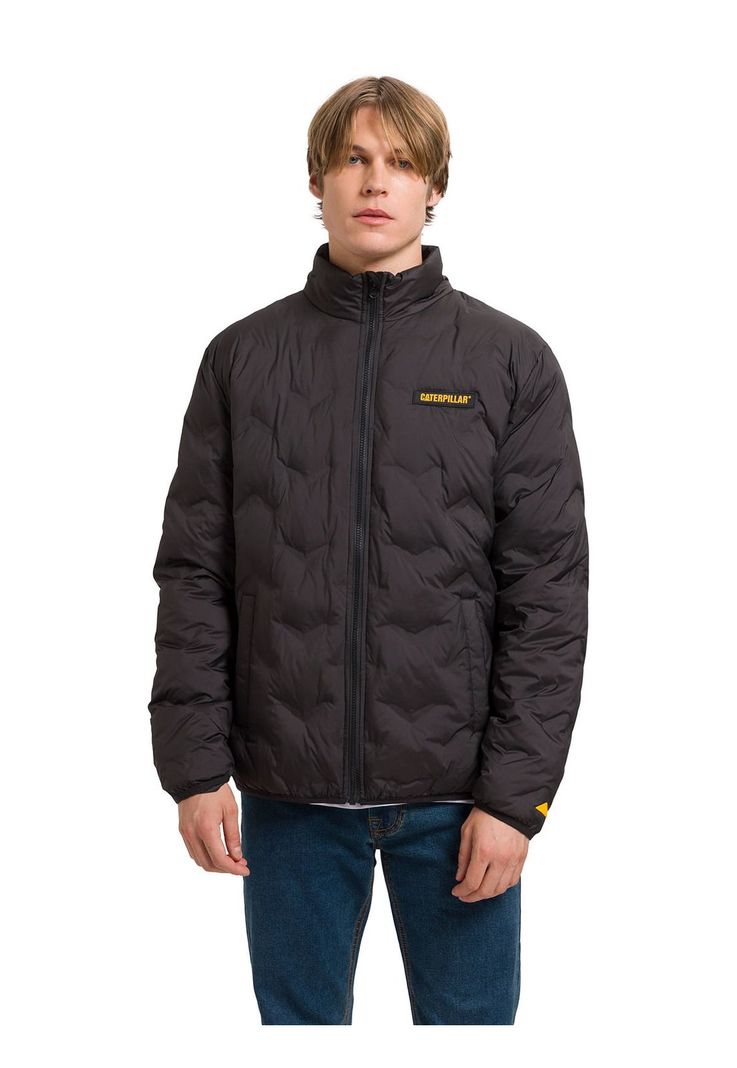 Parka Bonded Medium Weight Insulated Hombre Negra-3