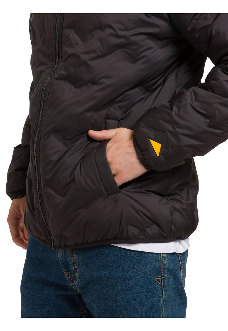 Parka Bonded Medium Weight Insulated Hombre Negra-4