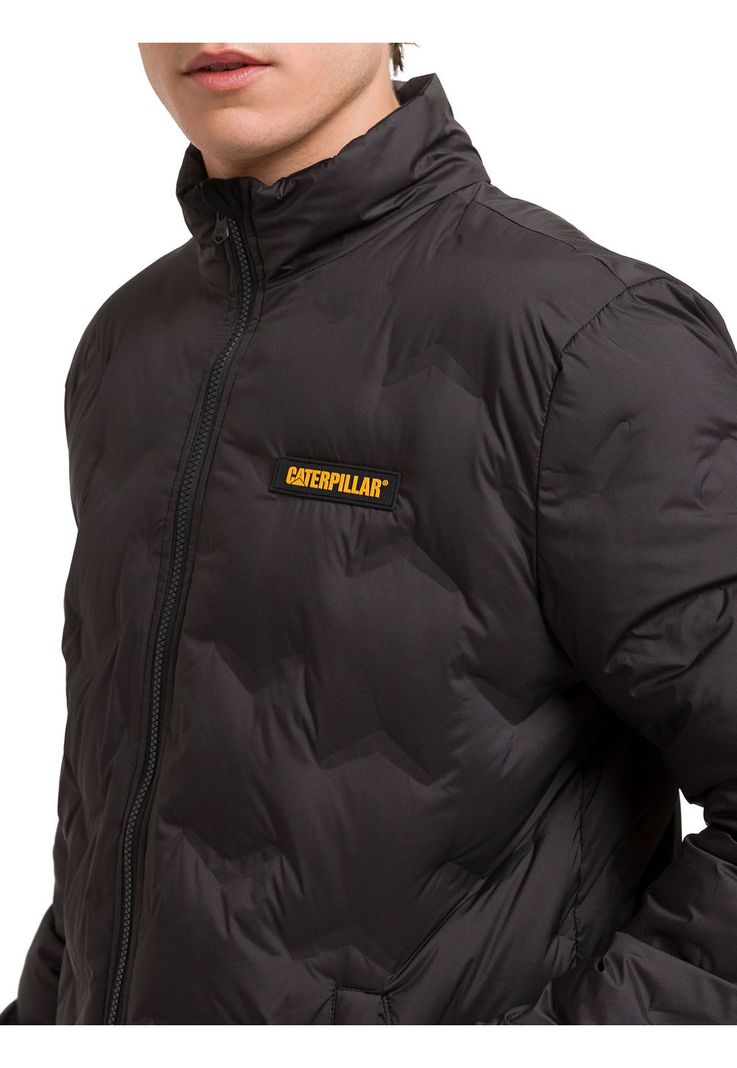Parka Bonded Medium Weight Insulated Hombre Negra-5