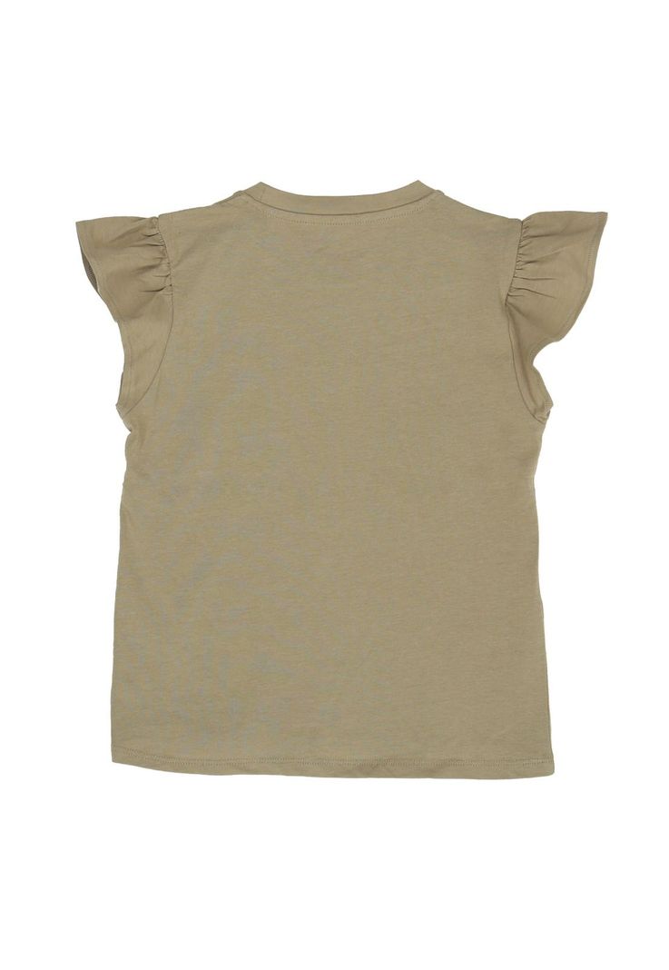 Polera M/C Niña Girl Power Beige-1