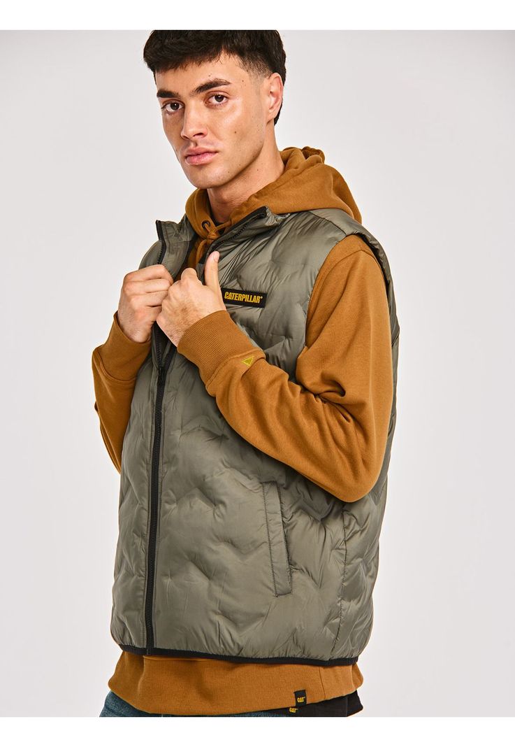 Chaqueta Sin Manga Hombre Bonded MW Ins Vest Gris-3