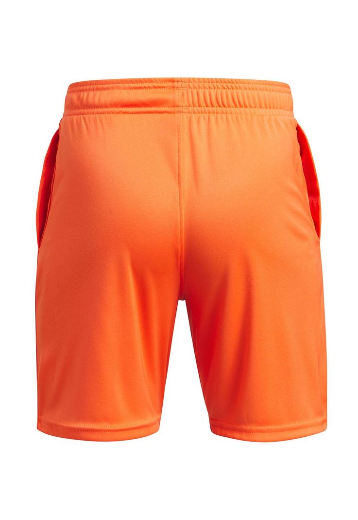 Short Ua Tech Wordmark Naranjo Para Niño-1
