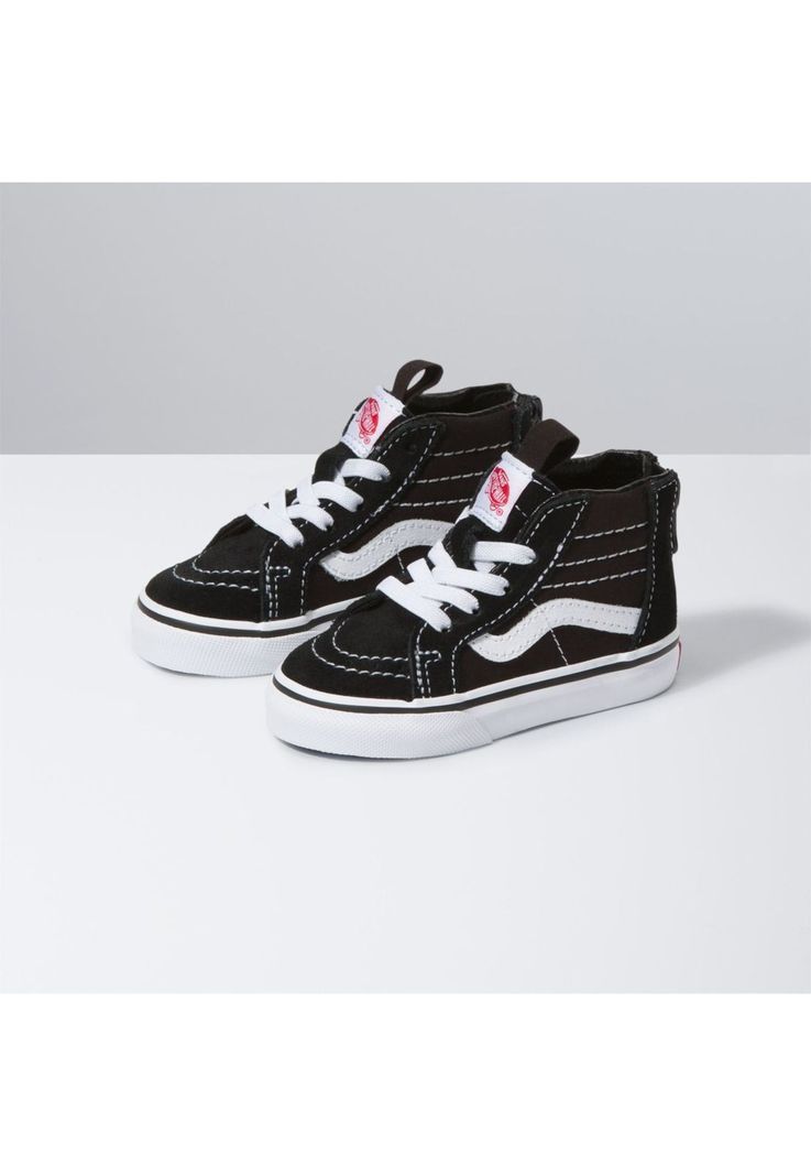 Zapatilla Con Caña Td Sk8-Hi Zip Negro Niño-0
