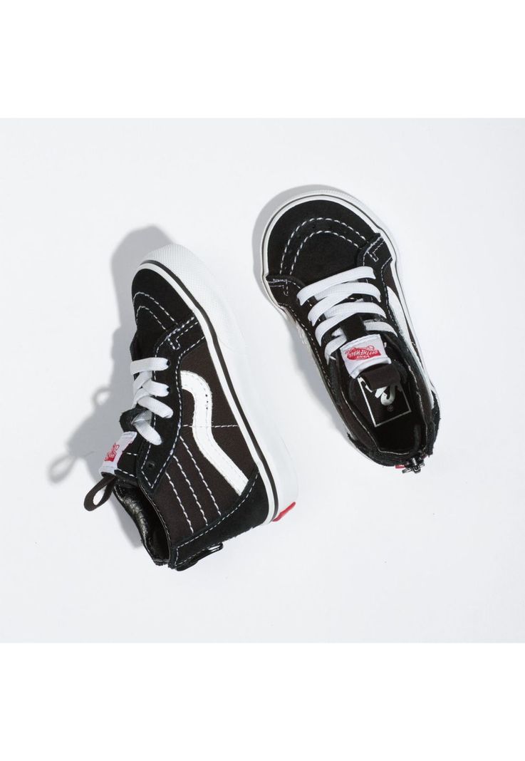 Zapatilla Con Caña Td Sk8-Hi Zip Negro Niño-1