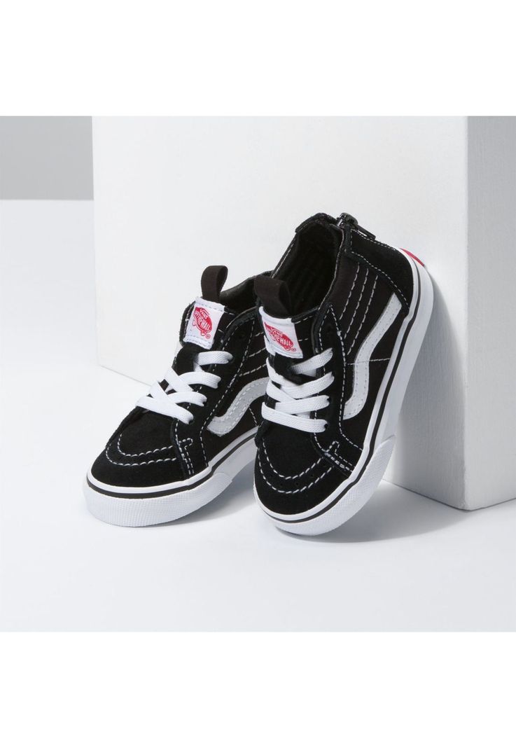 Zapatilla Con Caña Td Sk8-Hi Zip Negro Niño-3