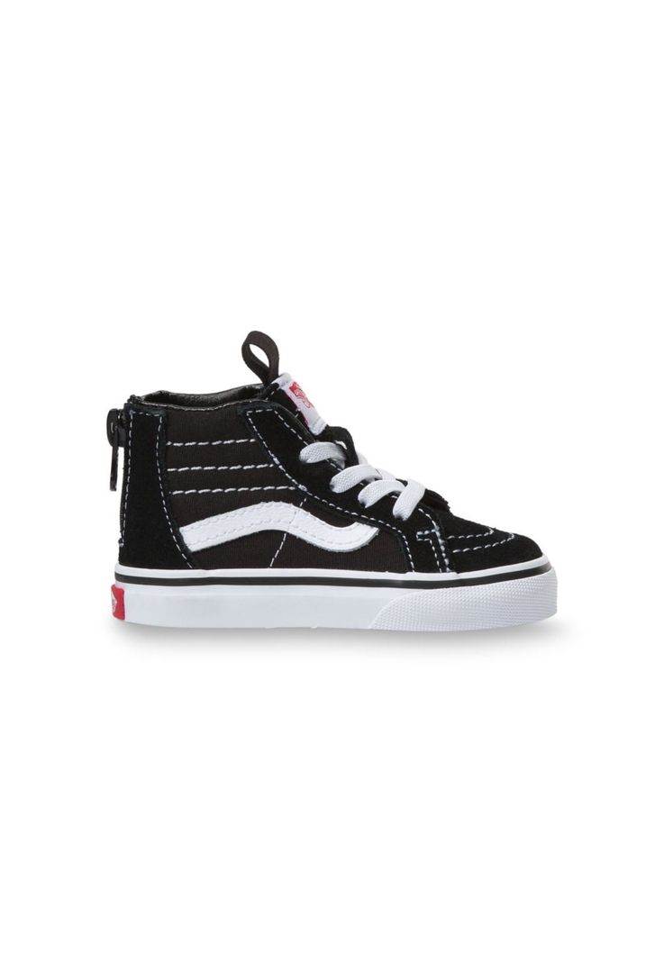Zapatilla Con Caña Td Sk8-Hi Zip Negro Niño-4