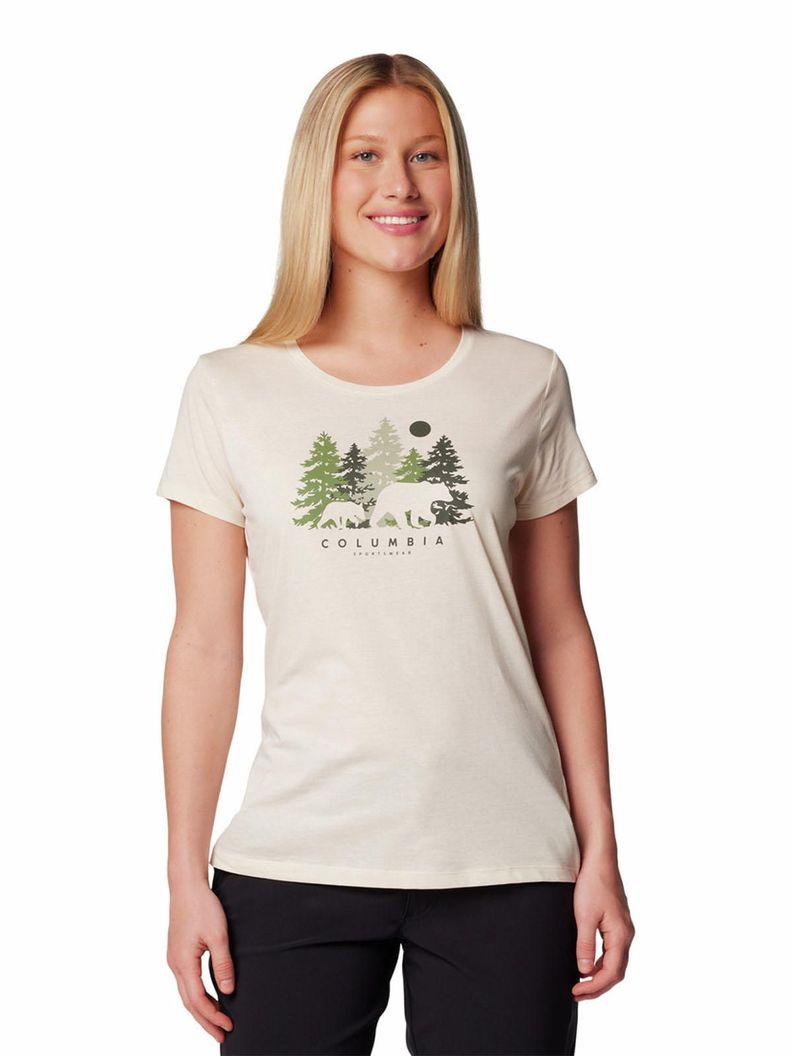 Polera Mujer Daisy Days Graphic Blanco