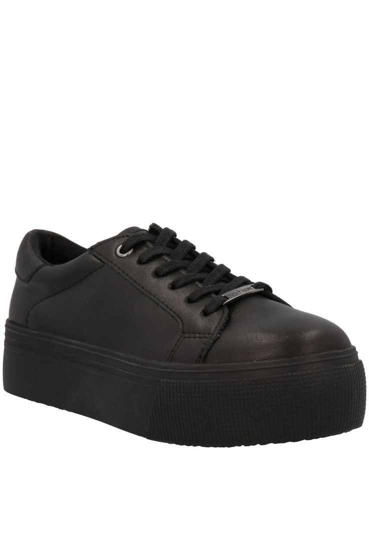 Zapatilla Niña Cuero Kim Negro-0