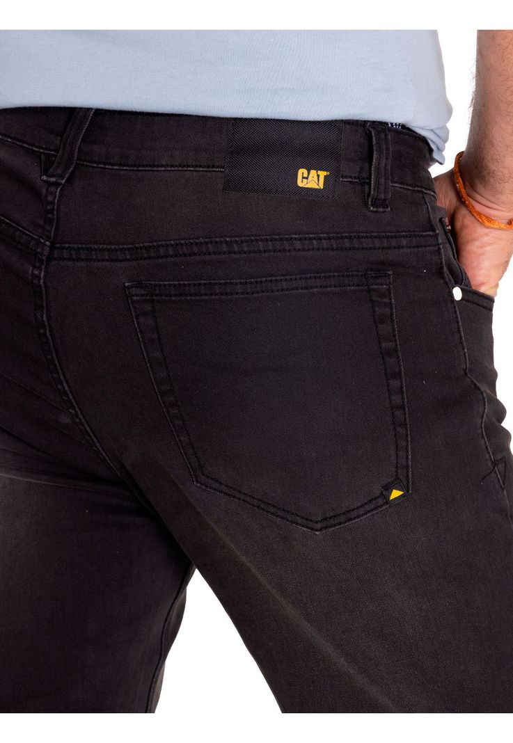 Jeans Slim Hombre Triblend Stretch Denim Gris CAT-5