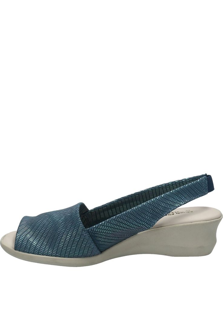 Sandalia Cuero Mujer Barton Azul-4