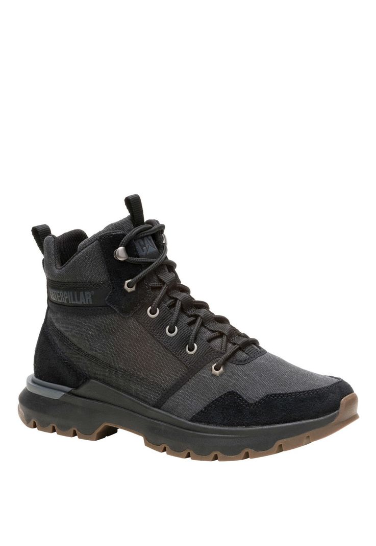 Zapatilla Con Caña Hombre Colorado Sneaker Negro-0