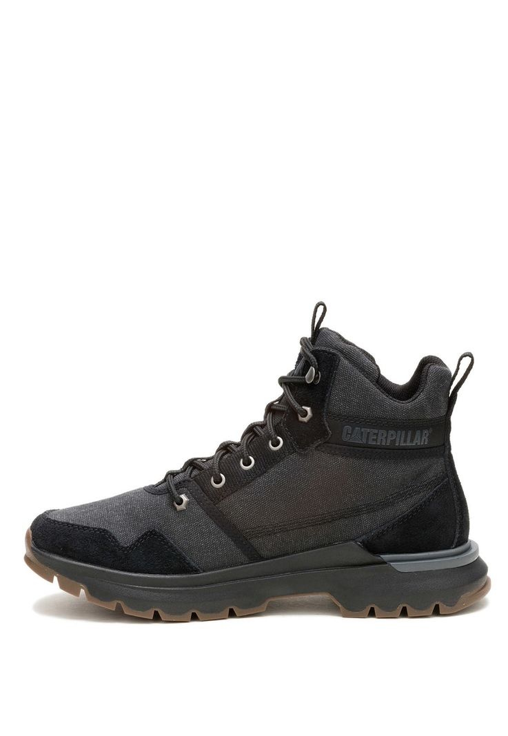 Zapatilla Con Caña Hombre Colorado Sneaker Negro-3