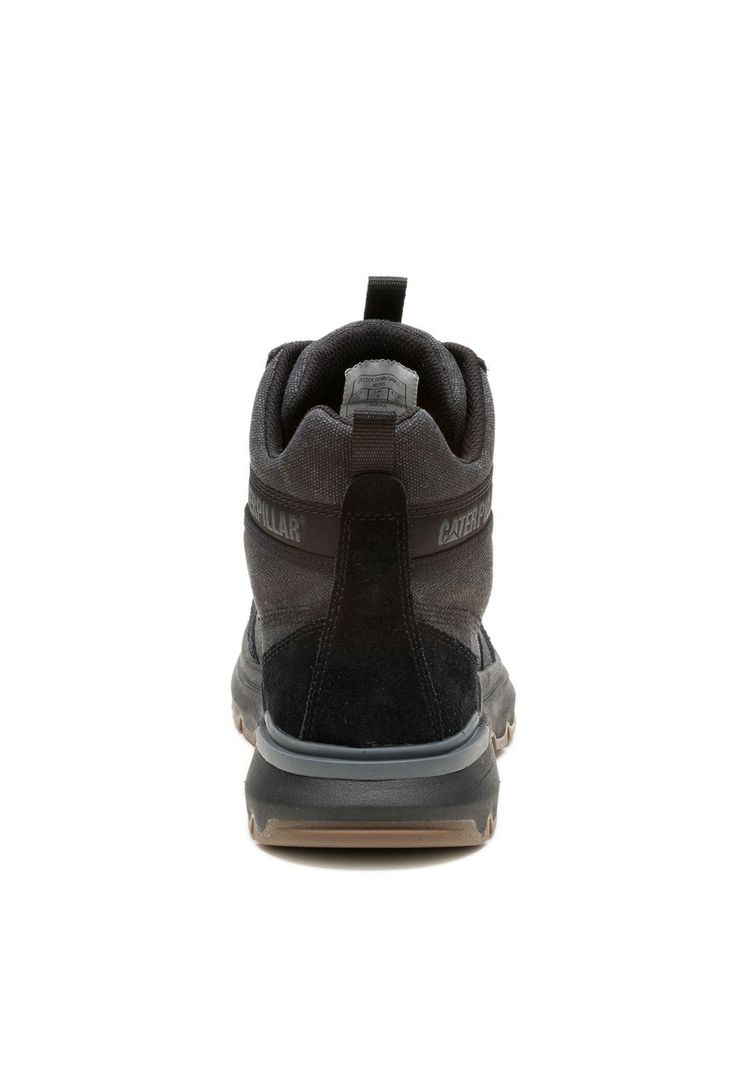 Zapatilla Con Caña Hombre Colorado Sneaker Negro-5
