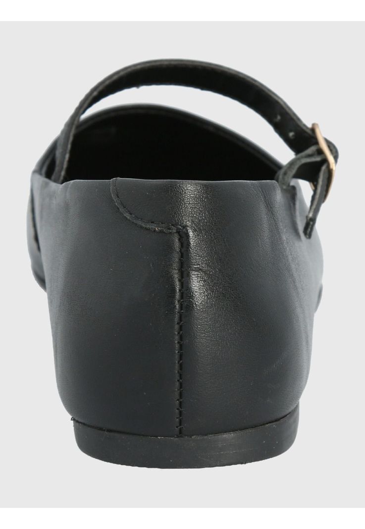 Zapato Cuero Negro Mujer Lovere -5