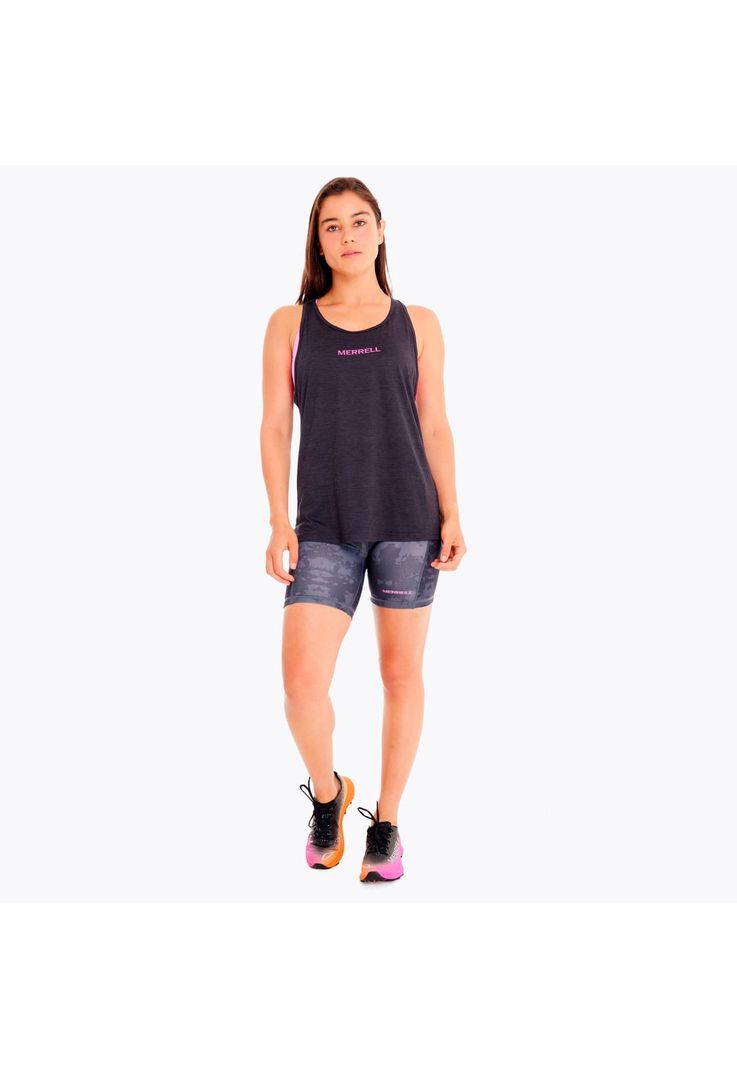 Polera Mujer Trail Running Edic Skyfire Negro-4