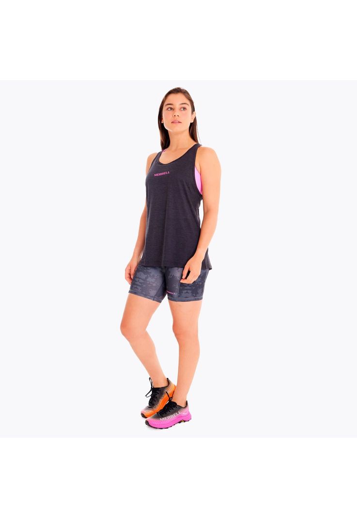 Polera Mujer Trail Running Edic Skyfire Negro-5