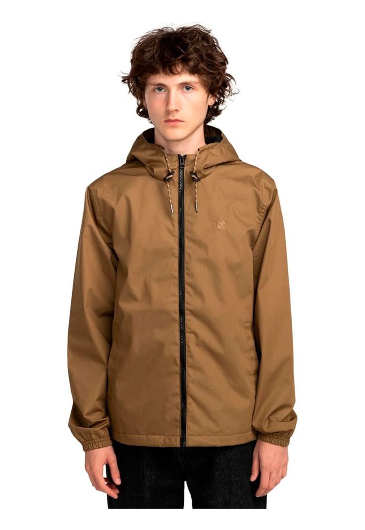 Cortaviento Hombre Alder Café-0