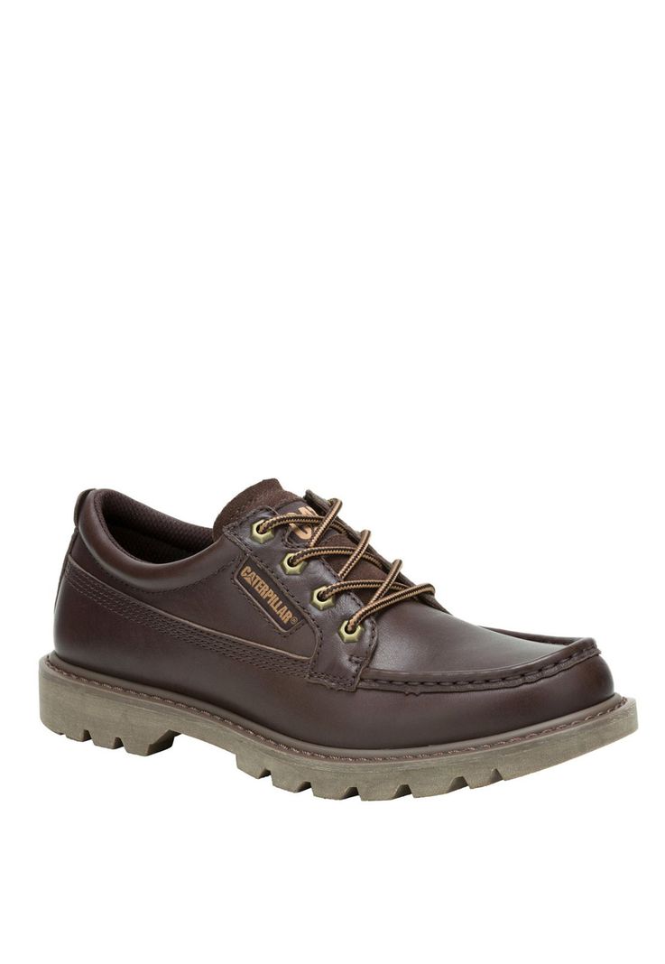 Zapato Cuero Hombre Colorado MocToe Low Café Oscuro-0
