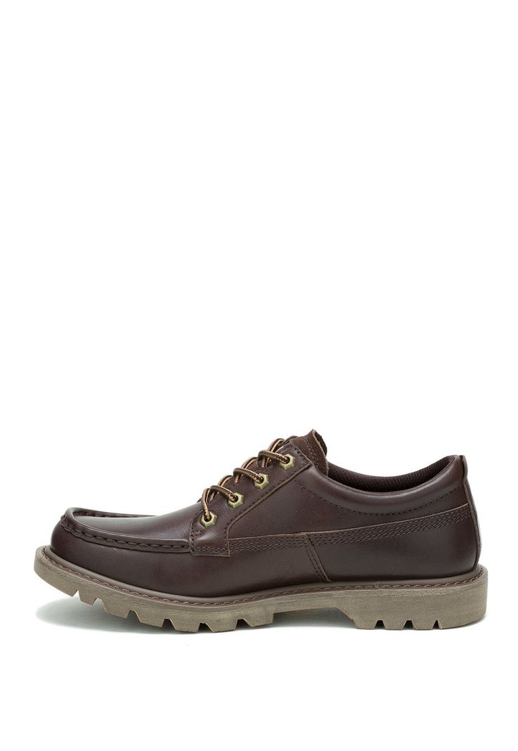 Zapato Cuero Hombre Colorado MocToe Low Café Oscuro-3