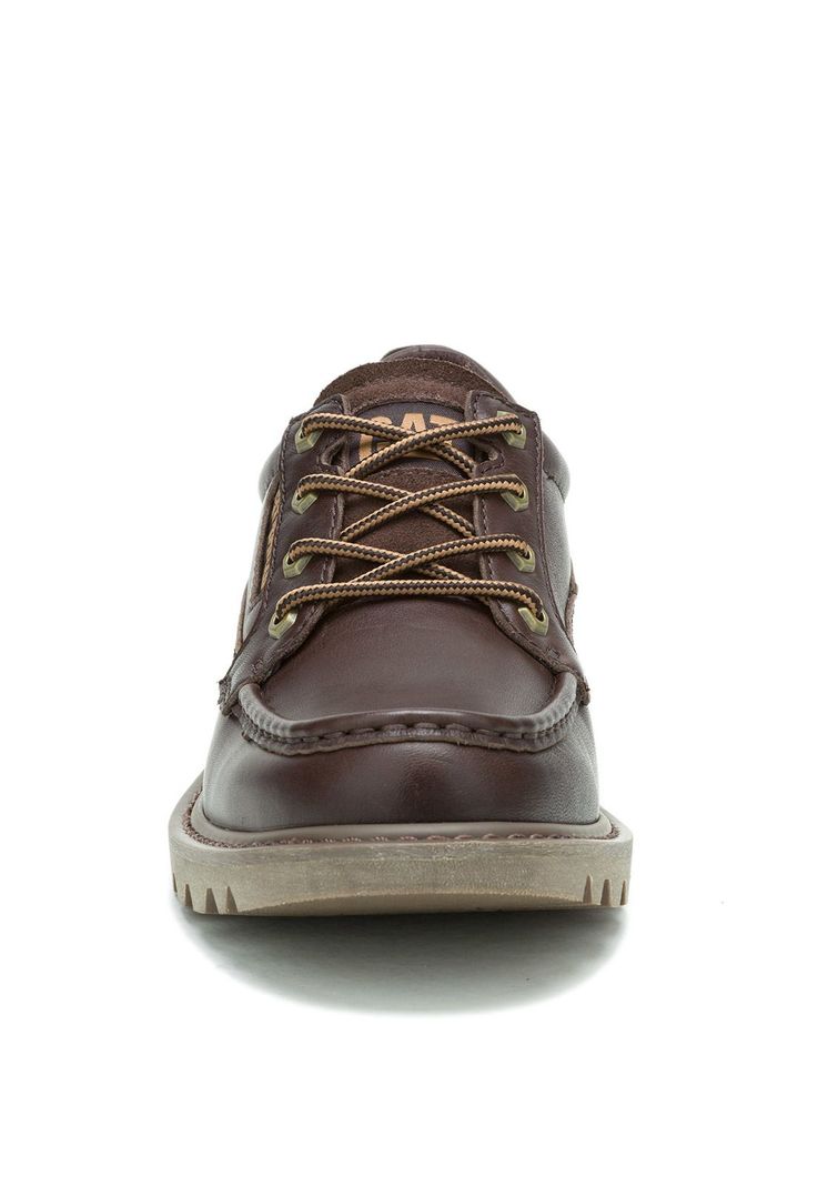 Zapato Cuero Hombre Colorado MocToe Low Café Oscuro-4