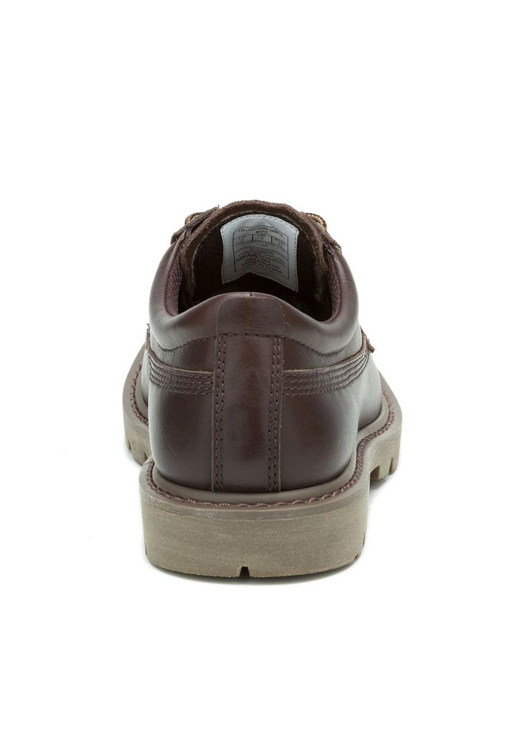 Zapato Cuero Hombre Colorado MocToe Low Café Oscuro-5