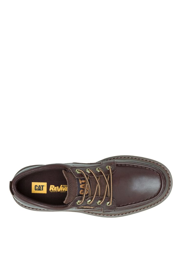 Zapato Cuero Hombre Colorado MocToe Low Café Oscuro-6